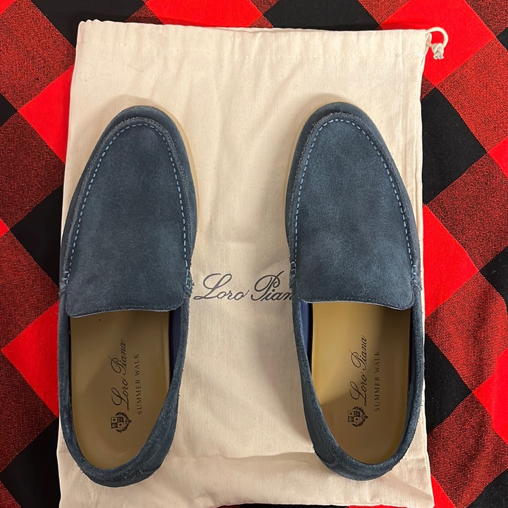 Loro Piana summer walk loafers